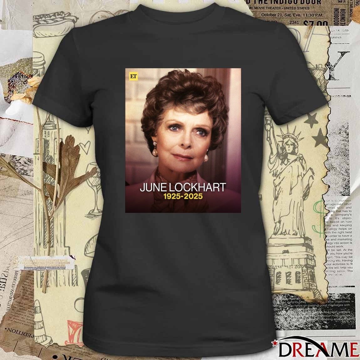 Rest in Peace June Lockhart 1925 – 2025 star of Lassie and Lost in Space Poster t-shirt