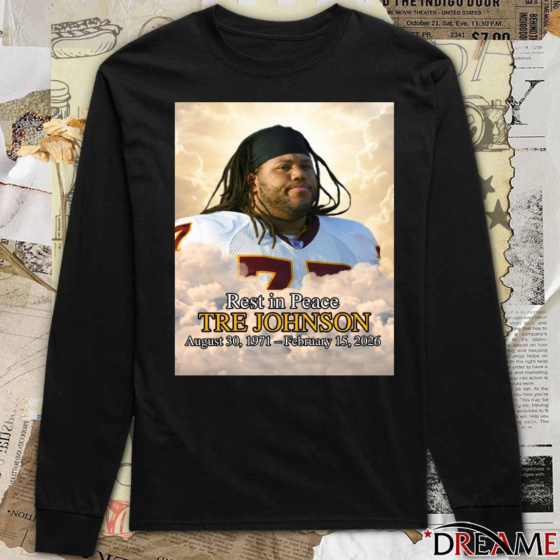 Rest in Peace TRE JOHNSON August 30, 1971-February 15, 2026 t-shirt