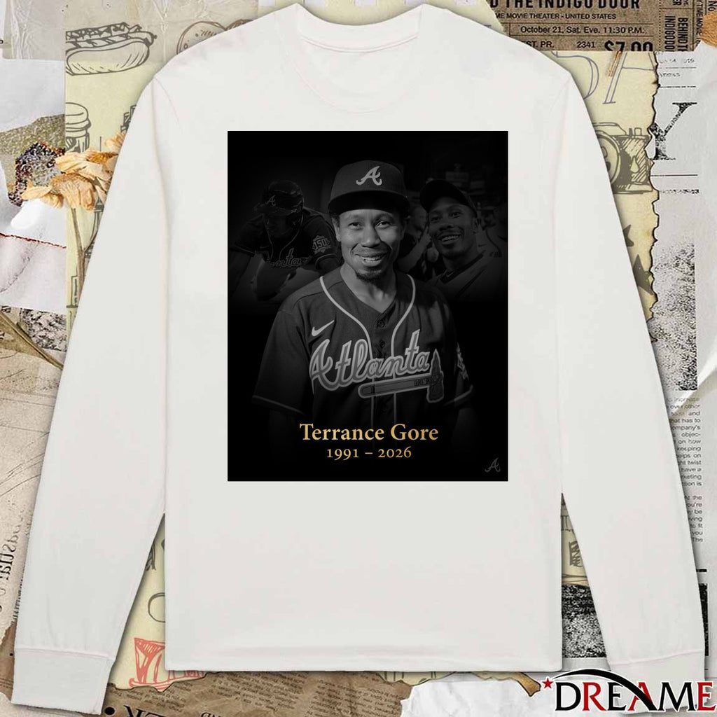 Rest in peace Terrance Gore 1991 – 2026 Atlanta Braves Poster t-shirt