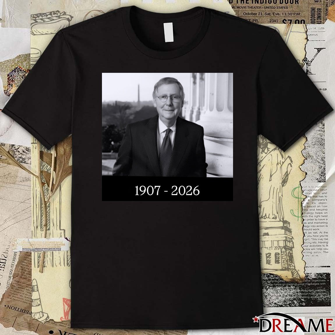 Rest in power, Senator Mitch McConnell 1907 – 2026 t-shirt