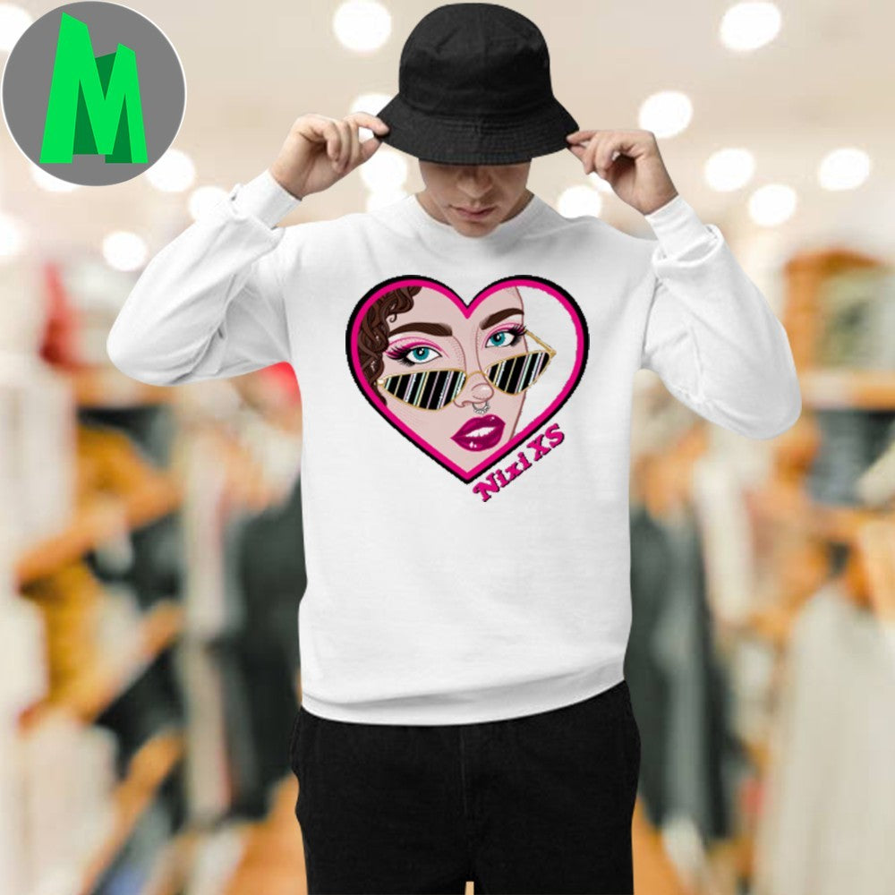Retro Heart Graphic Shirt