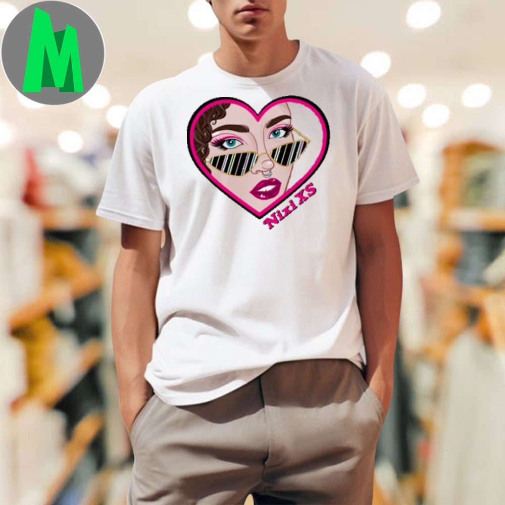 Retro Heart Graphic Shirt
