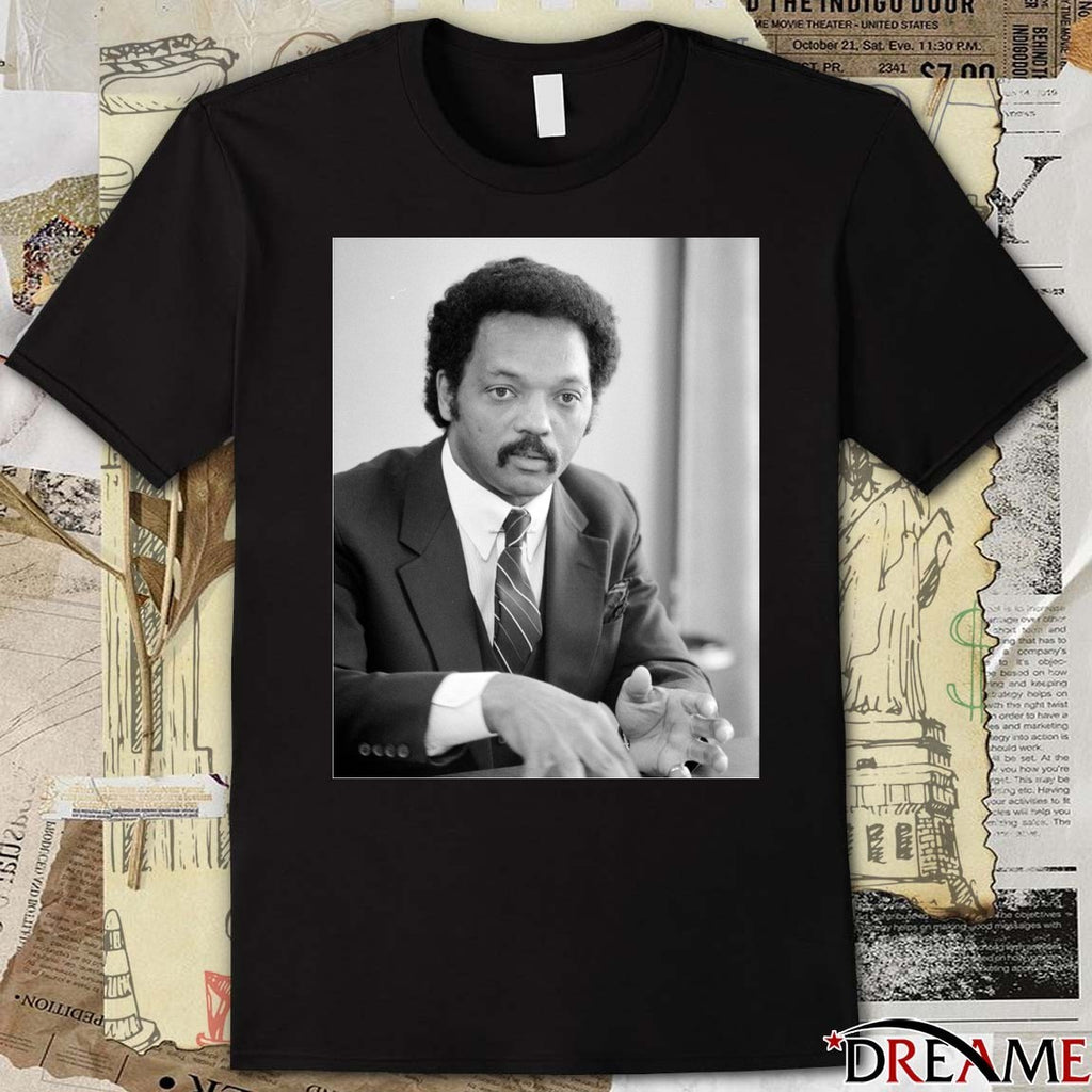 Rev. Jesse Jackson – 1983 – Vintage Historical t-shirt