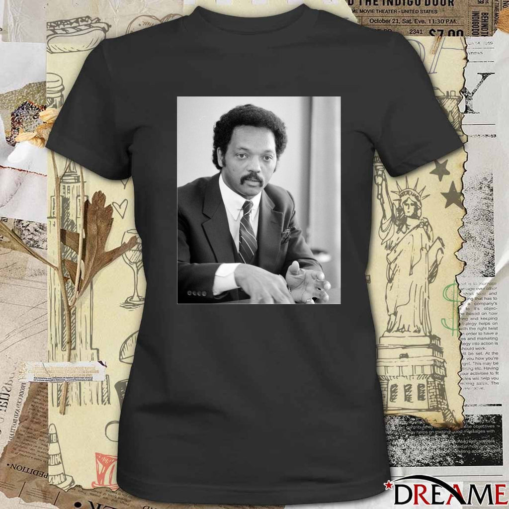 Rev. Jesse Jackson – 1983 – Vintage Historical t-shirt
