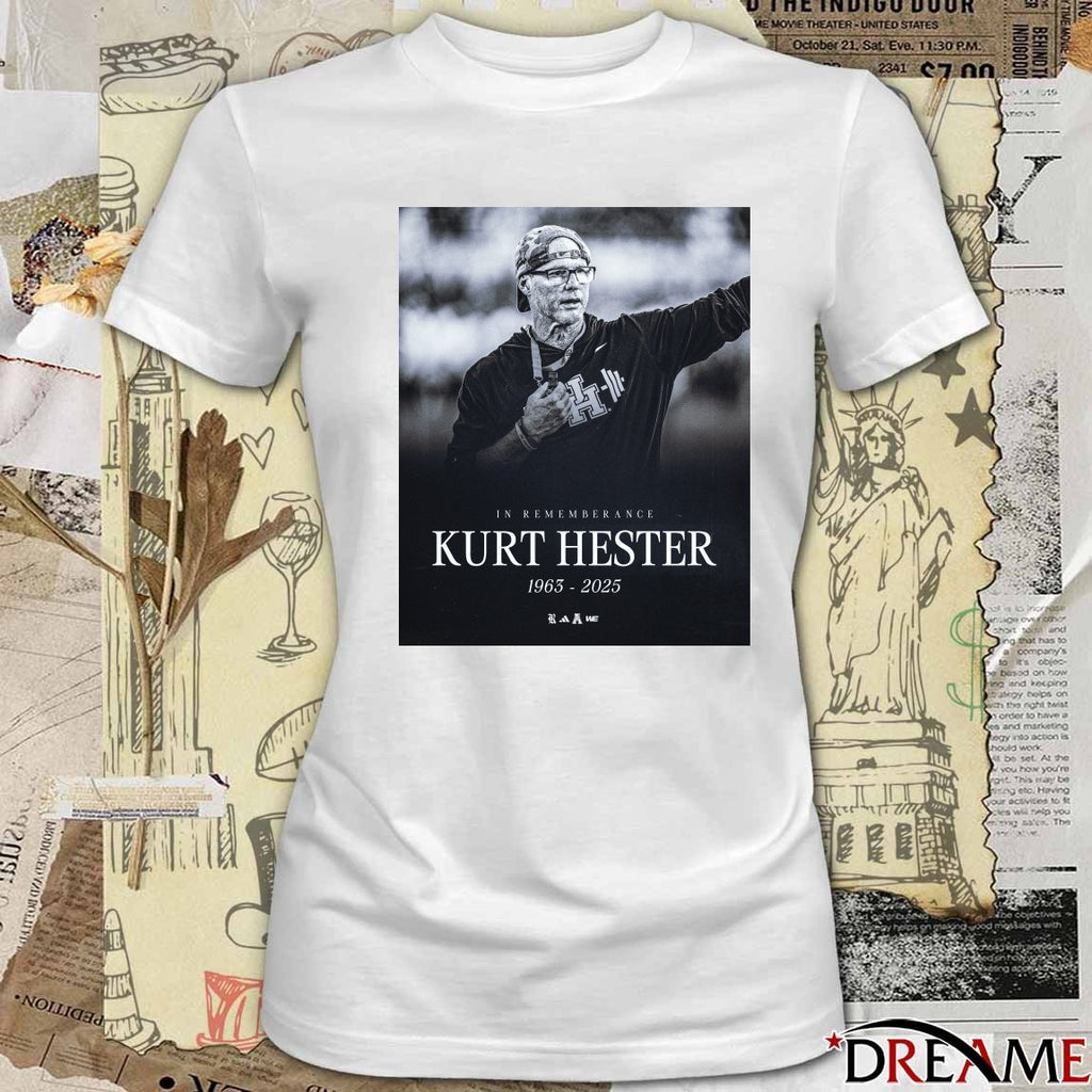 Rice Football Family In Remembrance Kurt Hester 1963 – 2025 Poster t-shirt