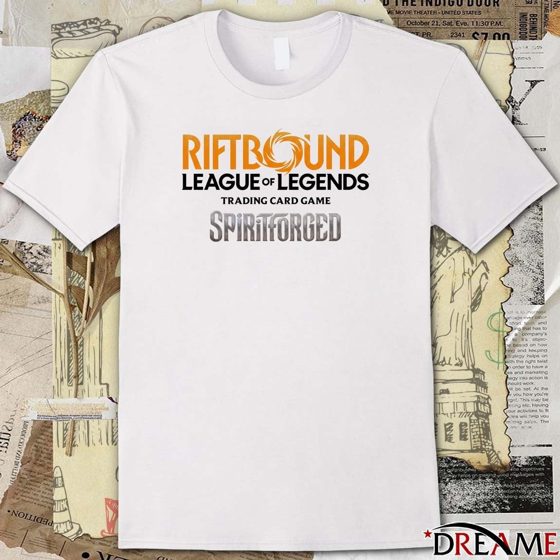 Riftbound League Of Legends Trading Card Game Spirit Forced t-shirt