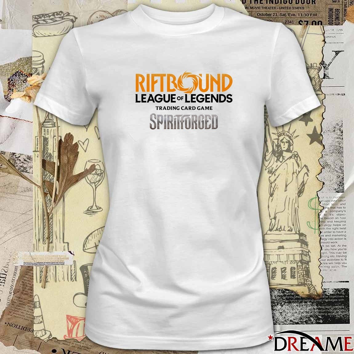 Riftbound League Of Legends Trading Card Game Spirit Forced t-shirt