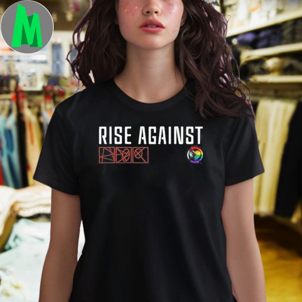 Rise Against x Pride Night LGBTQ+ Music Band Fan Graphic Shirt