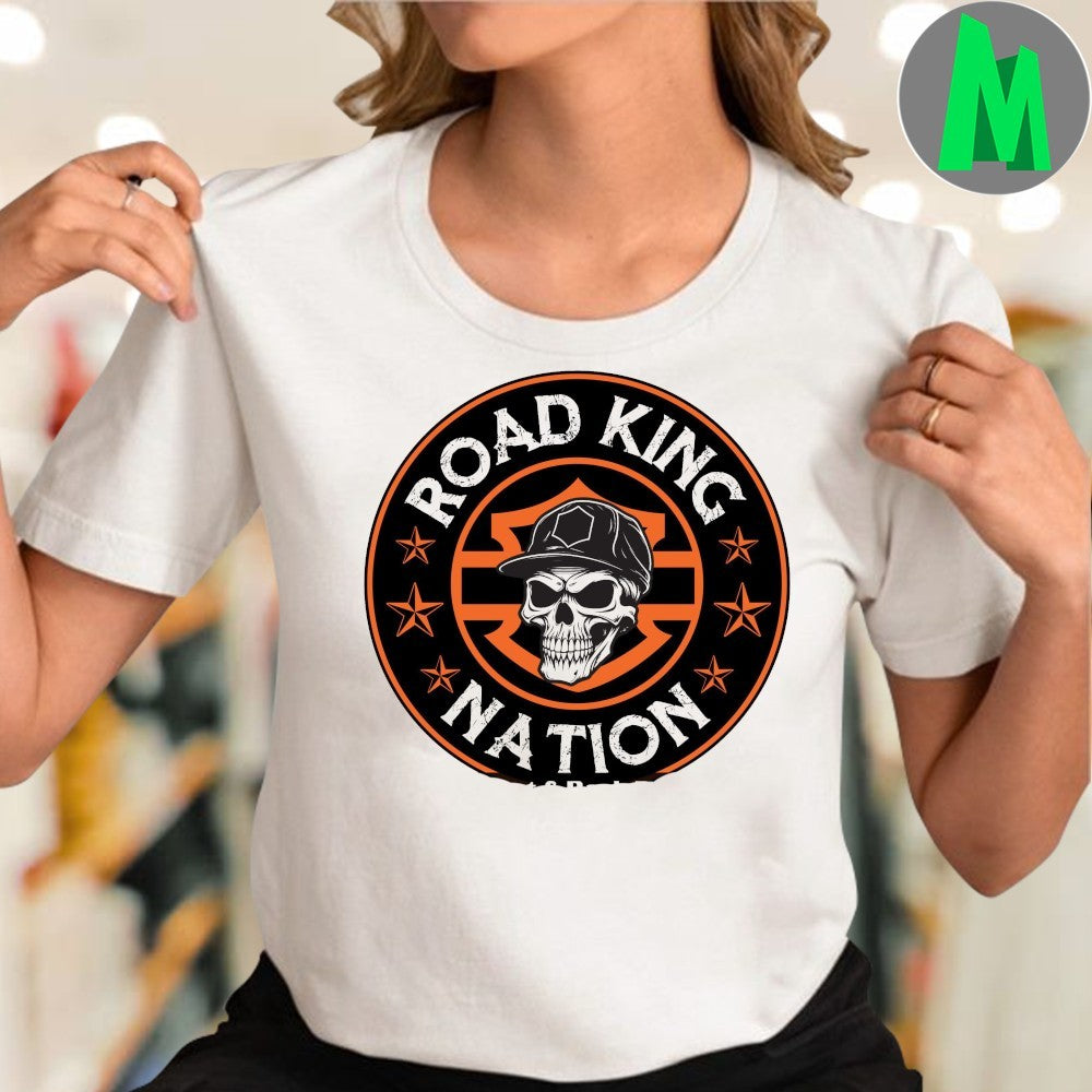 Road King Nation Skull Shirt