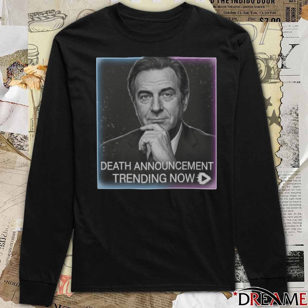 Rob Reiner Memorial 1947-2025 – Death Announcement Trending Now t-shirt