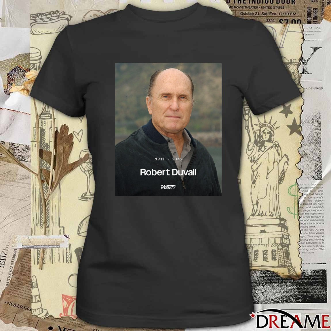 Robert Duvall 1931-2026 Oscar for Tender Mercies and The Godfather t-shirt