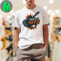 Rock City Riffs Guitar & Basketball Logo T-Shirt