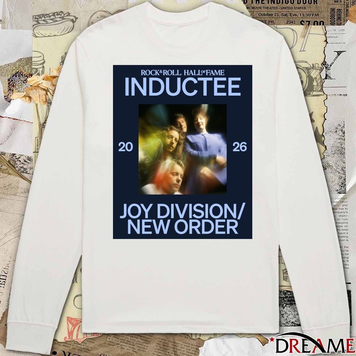 Rock & Roll Hall of Fame Class of 2026 Inductee Joy Division New Order Poster t-shirt