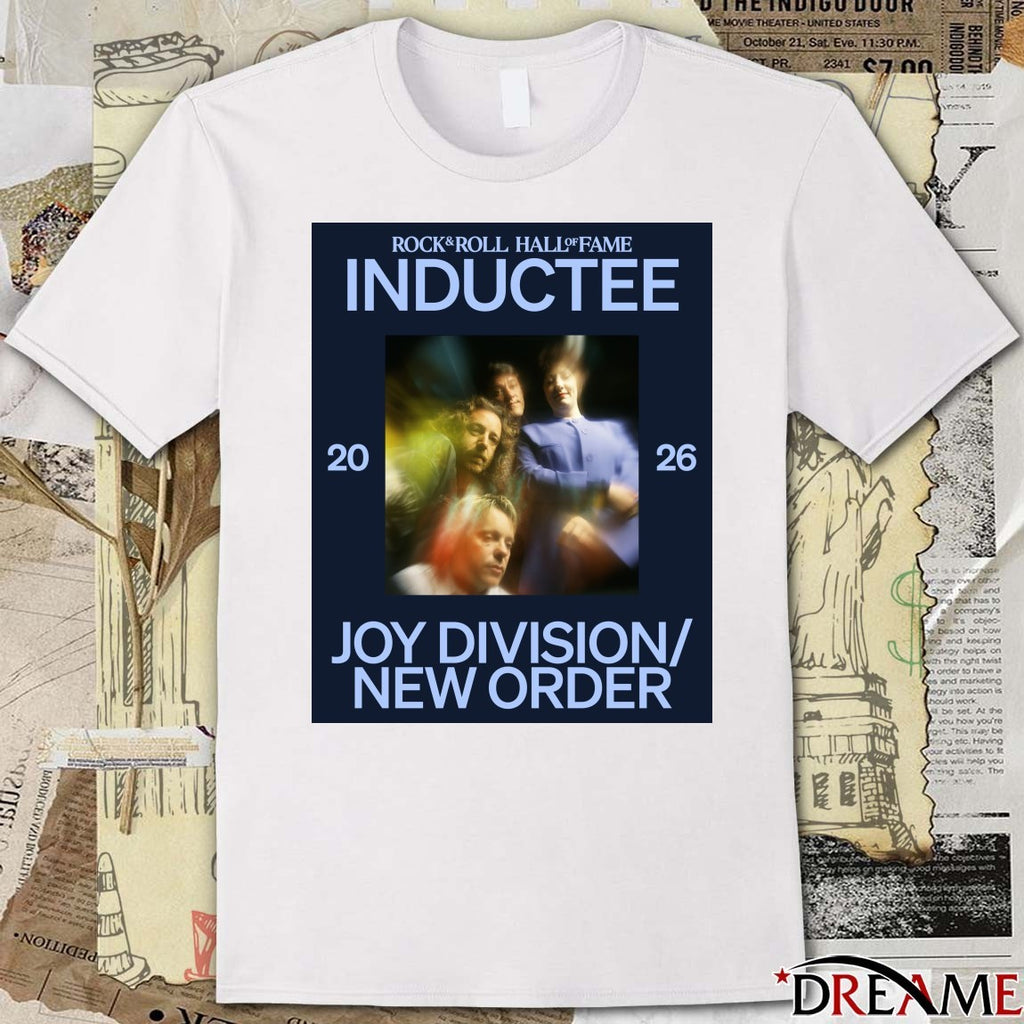 Rock & Roll Hall of Fame Class of 2026 Inductee Joy Division New Order Poster t-shirt