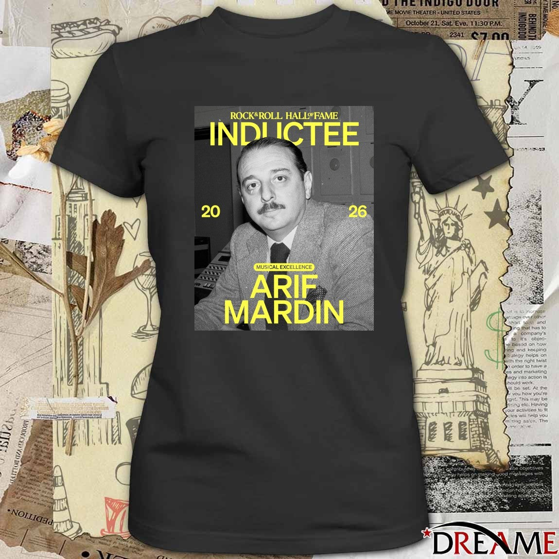 Rock & Roll Hall of Fame Class of 2026 Inductee Musical Excellence Arif Mardin Poster t-shirt