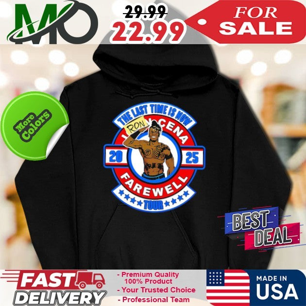 Ron Cena The Last Time Is Now Farewell Tour 2025 Commemorative Shirt