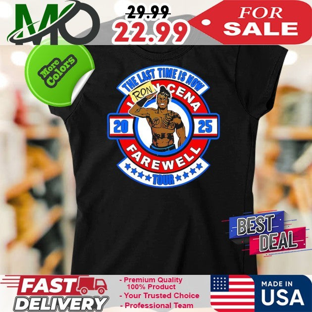 Ron Cena The Last Time Is Now Farewell Tour 2025 Commemorative Shirt