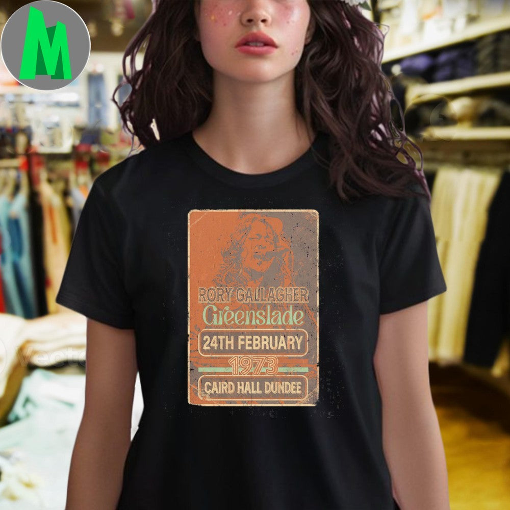 Rory Gallagher Greenslade 1973 Dundee Shirt