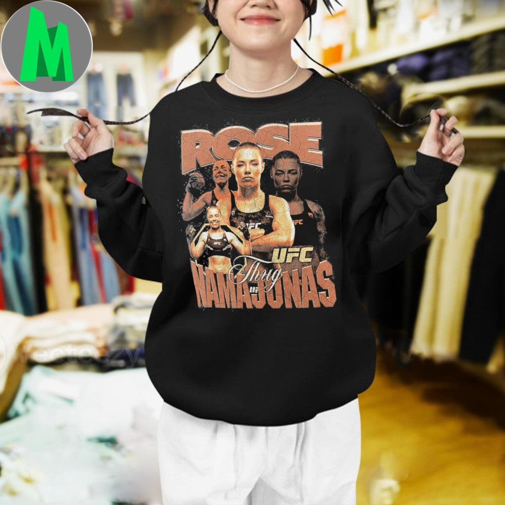 Rose Namajunas Thug UFC Fighter Graphic T-Shirt