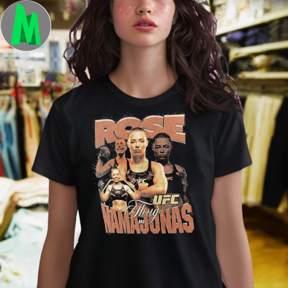 Rose Namajunas Thug UFC Fighter Graphic T-Shirt