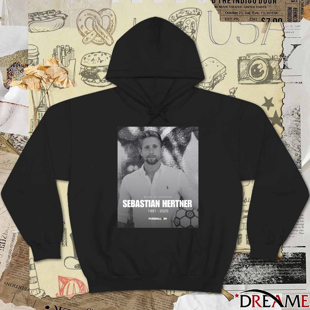 Ruhe In Frieden Sebastian Hertner 1991-2025 Fussball Brasil Poster t-shirt