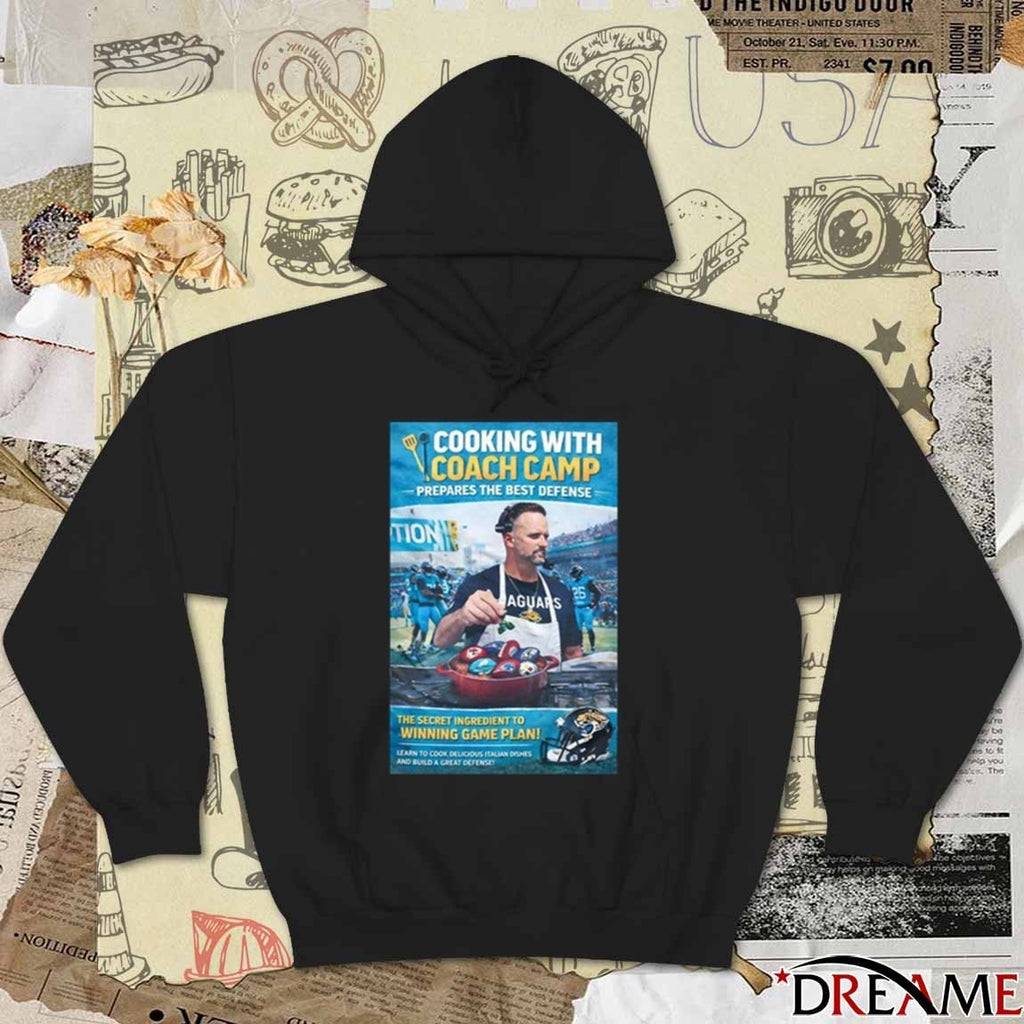 Ryan Nielsen Wearing Cooking With Coach Camp Prepares The Best Defense t-shirt