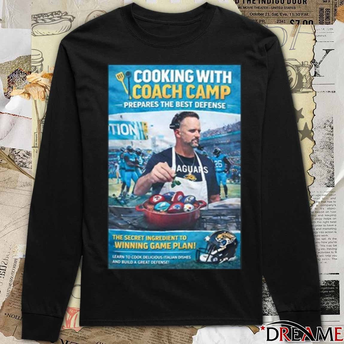 Ryan Nielsen Wearing Cooking With Coach Camp Prepares The Best Defense t-shirt