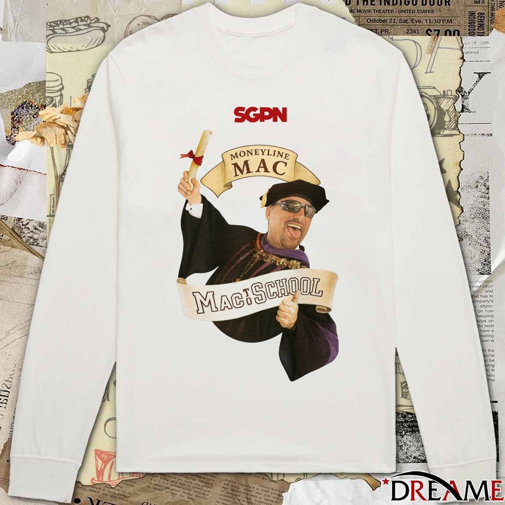 SGPN Moneyline Mac Mac to School Ryan McIntyre t-shirt