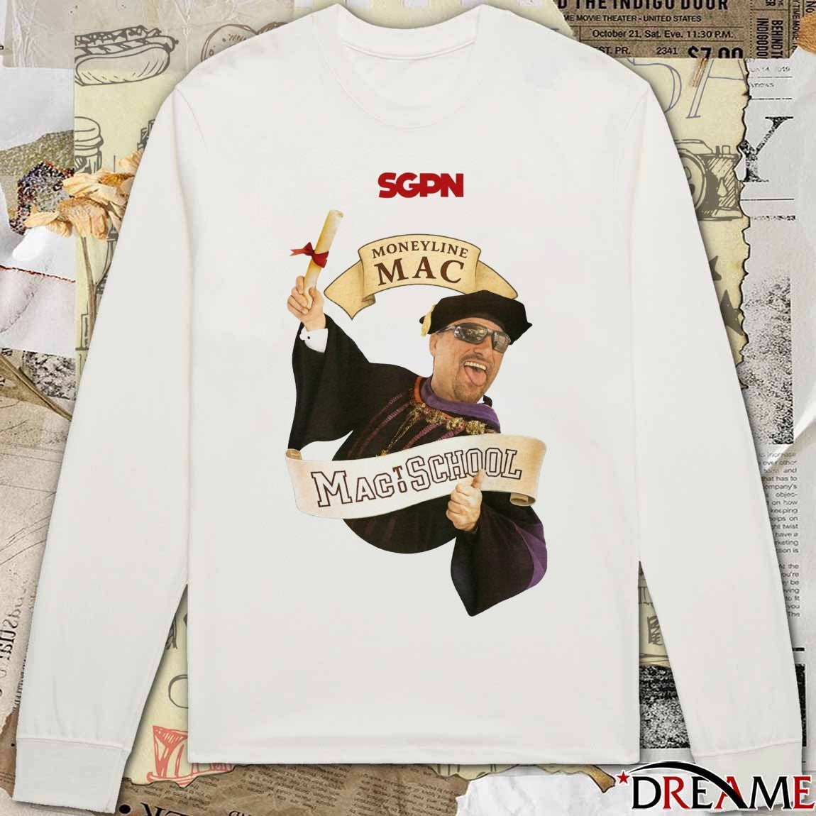 SGPN Moneyline Mac Mac to School Ryan McIntyre t-shirt