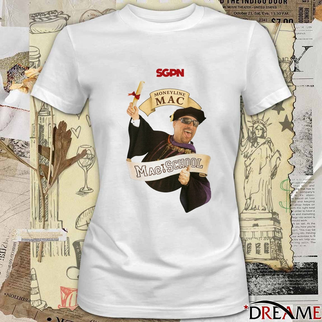 SGPN Moneyline Mac Mac to School Ryan McIntyre t-shirt