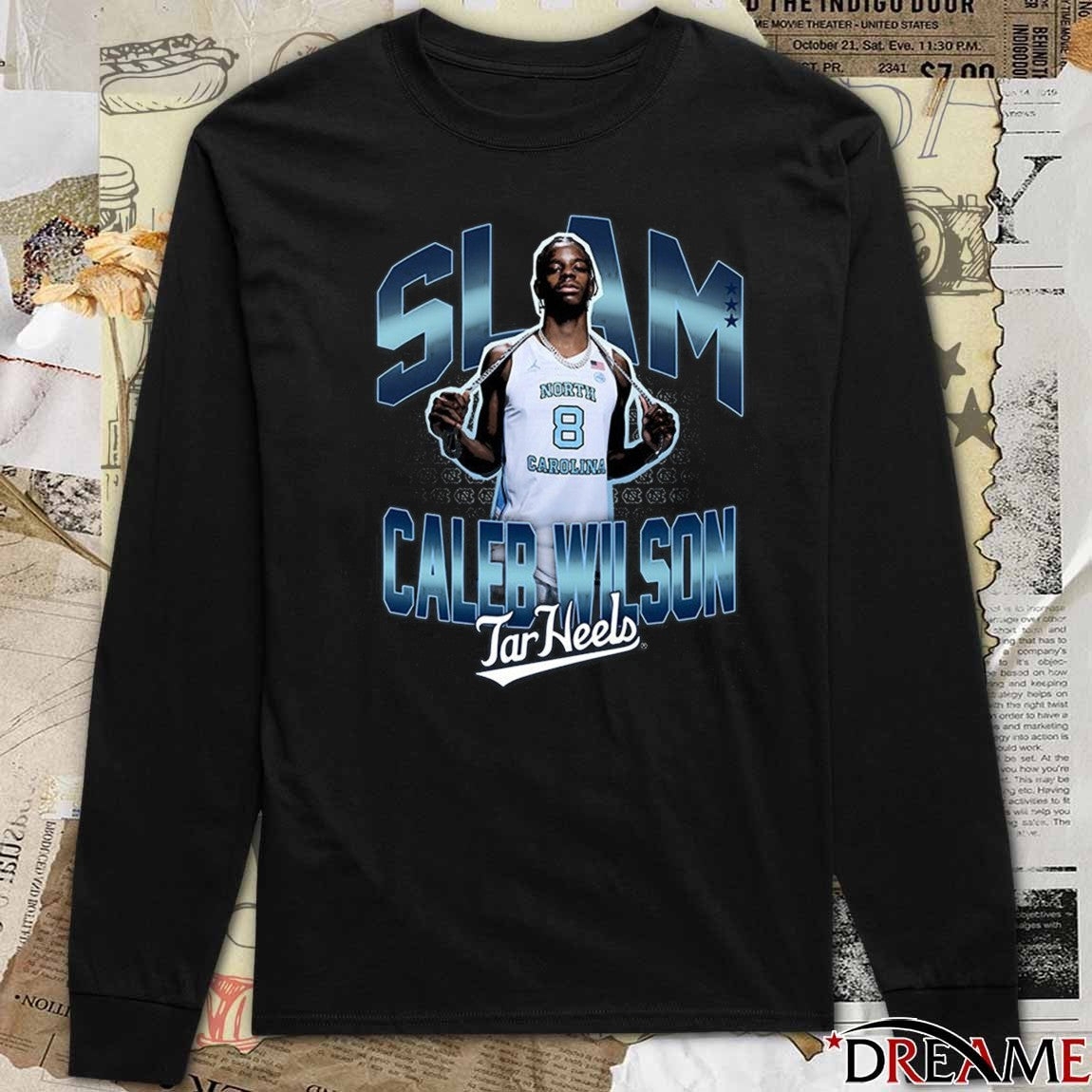 SLAM Caleb Wilson Remix North Carolina Tar Heels t-shirt