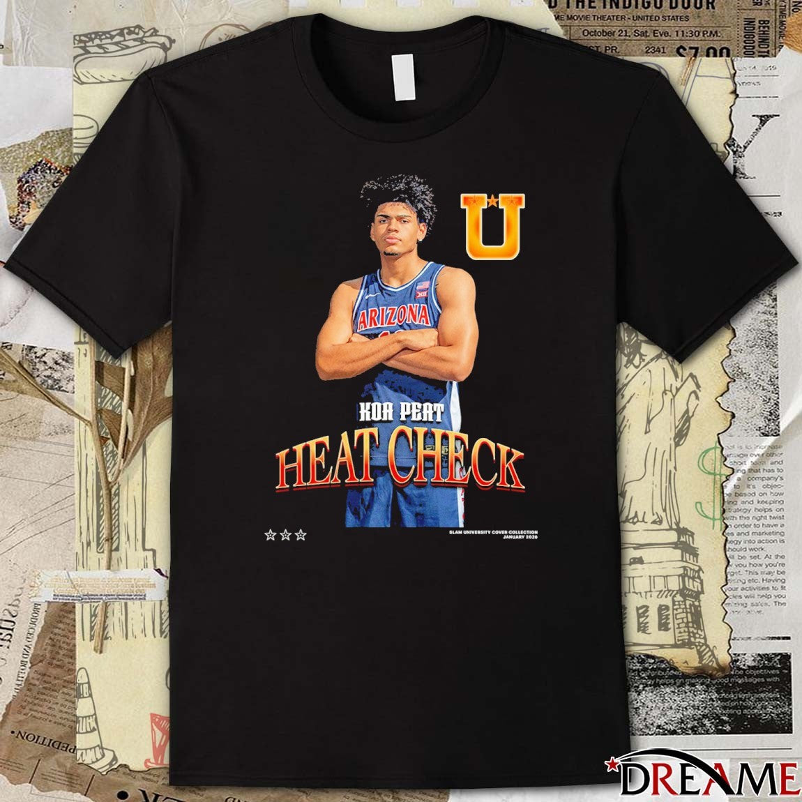 SLAM Cover Arizona Wildcats MBB Koa Peat Heat Check t-shirt