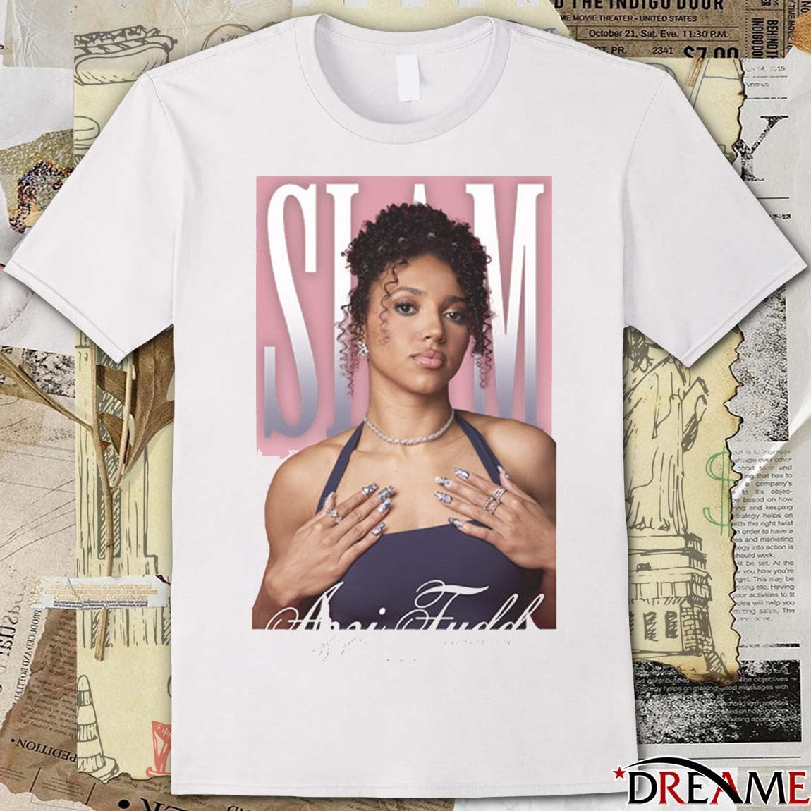 SLAM Cover Azzi Fudd Remix UConn Huskies Basketball 2025 t-shirt
