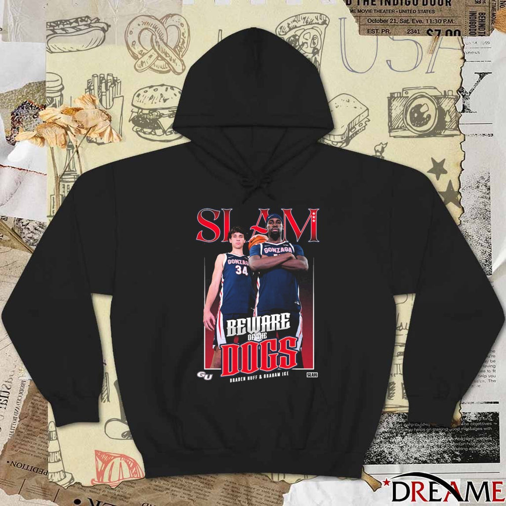 SLAM Gonzaga Bulldogs Basketball Beware Of The Dogs Braden Huff + Graham Ike Remix t-shirt
