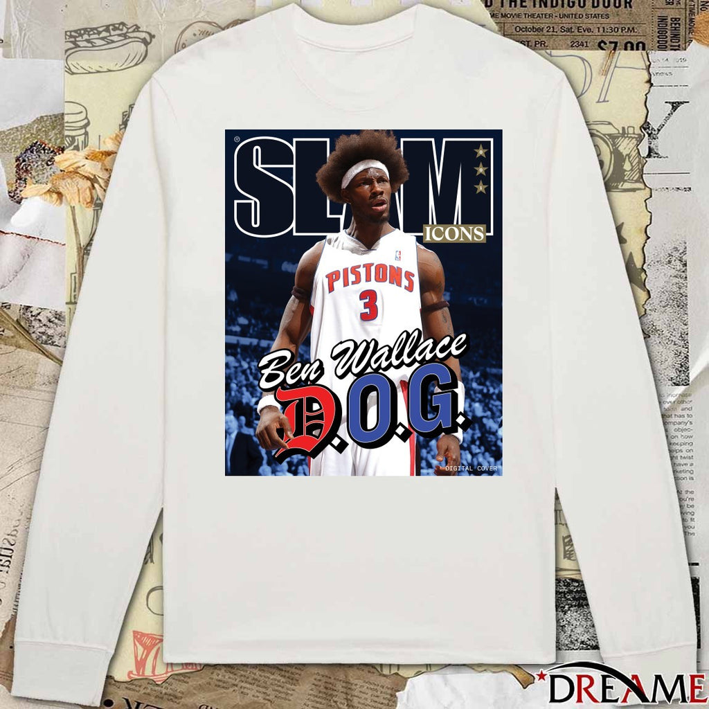 SLAM Icons Ben Wallace DOG Detroit Pistons Poster t-shirt