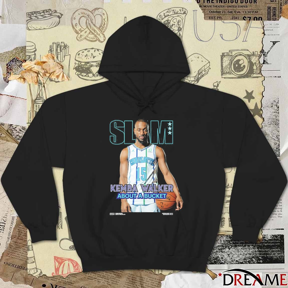 SLAM – Kemba Walker About A Bucket Charlotte Hornets Basketball t-shirt