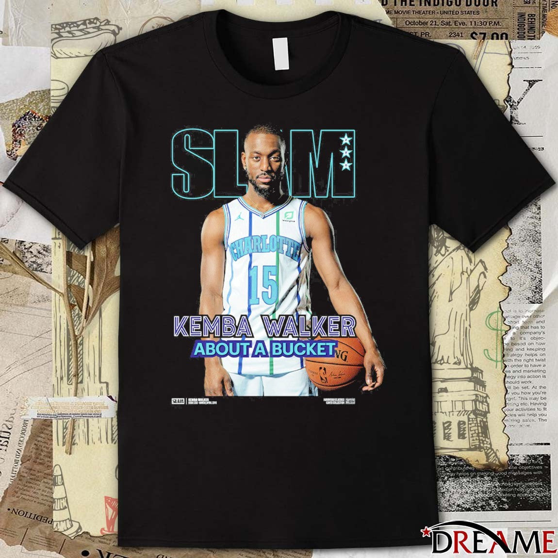 SLAM – Kemba Walker About A Bucket Charlotte Hornets Basketball t-shirt