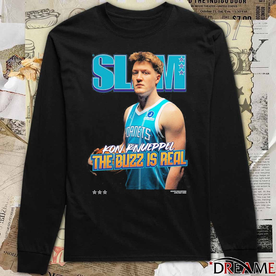 SLAM – Kon Knueppel The Buzz Is Real Charlotte Hornets Basketball t-shirt