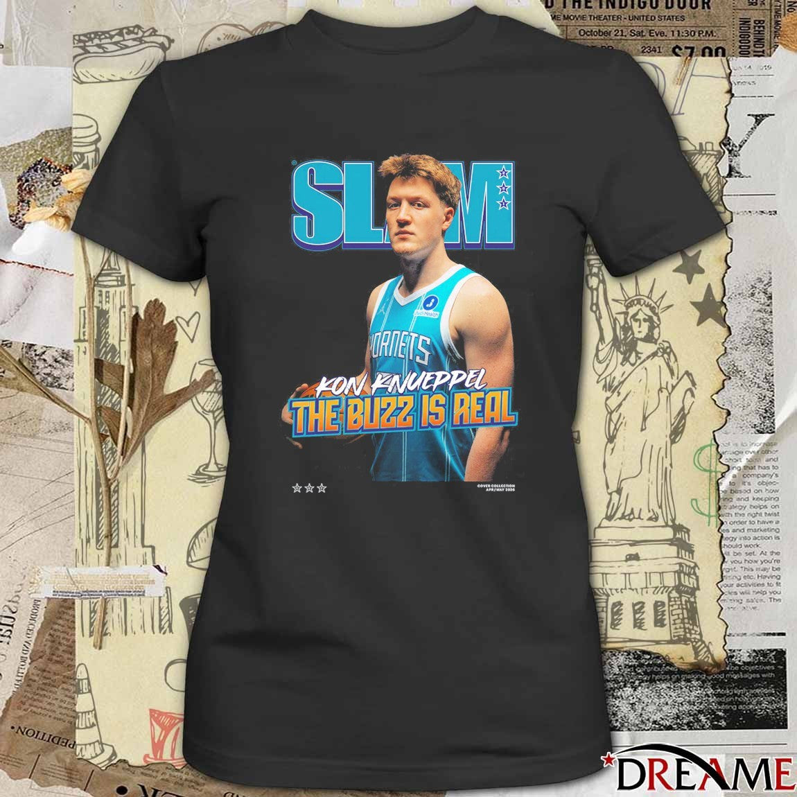 SLAM – Kon Knueppel The Buzz Is Real Charlotte Hornets Basketball t-shirt