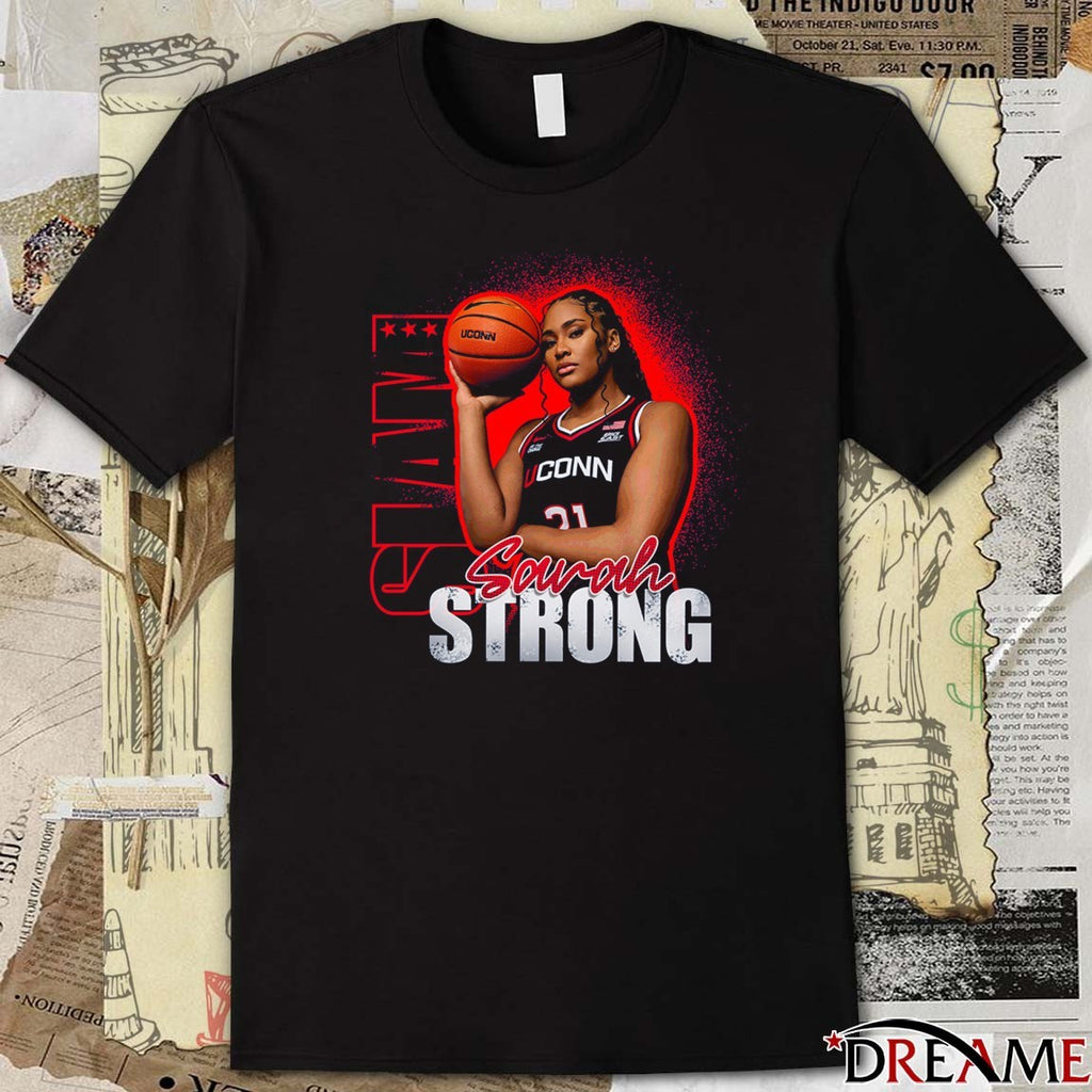 SLAM Sarah Strong Remix UConn Huskies Basketball t-shirt