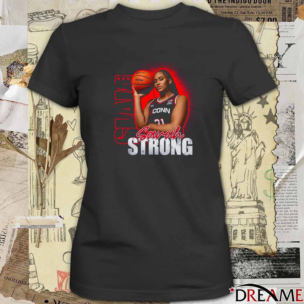 SLAM Sarah Strong Remix UConn Huskies Basketball t-shirt