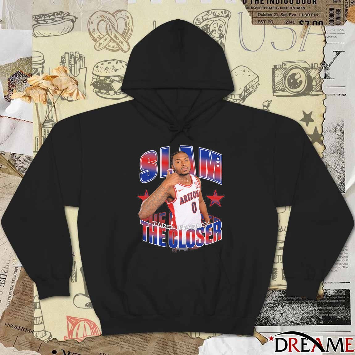 SLAM The Closer Arizona Wildcats MBB Jaden Bradley Remix t-shirt