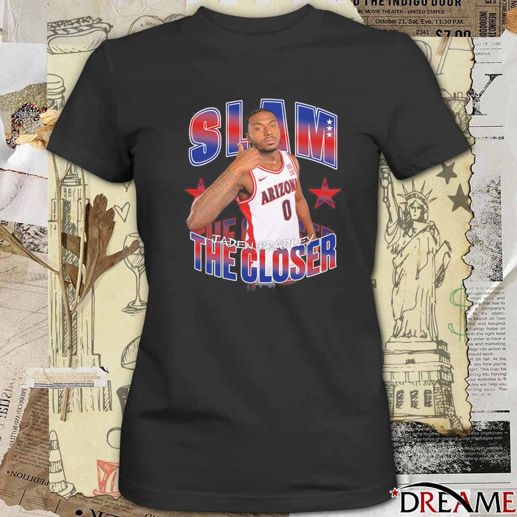 SLAM The Closer Arizona Wildcats MBB Jaden Bradley Remix t-shirt