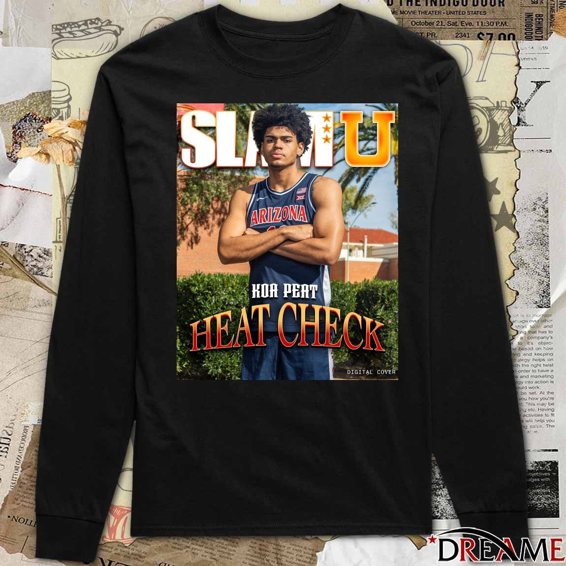 SLAM U Arizona Wildcats MBB Koa Peat Heat Check Poster t-shirt