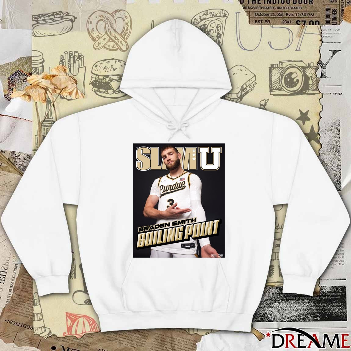 SLAM U Braden Smith Boiling Point Purdue Boilermakers Poster t-shirt