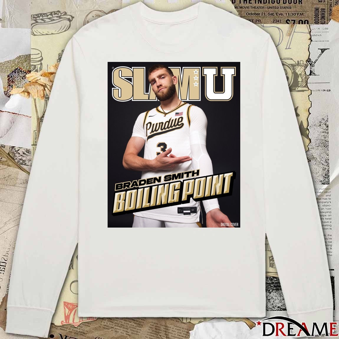 SLAM U Braden Smith Boiling Point Purdue Boilermakers Poster t-shirt