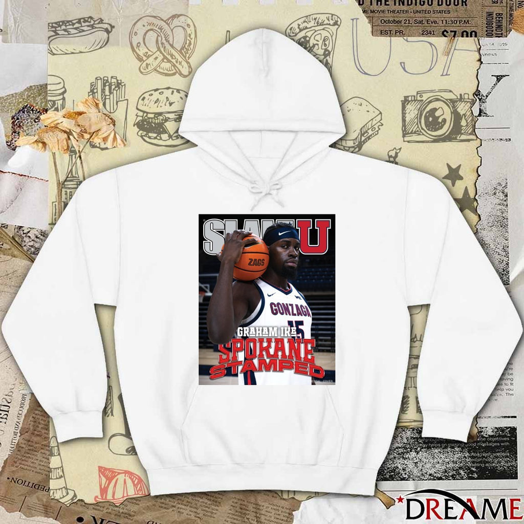 SLAM U Graham Ike Gonzaga Bulldogs Basketball Beware Of The Dogs Poster t-shirt