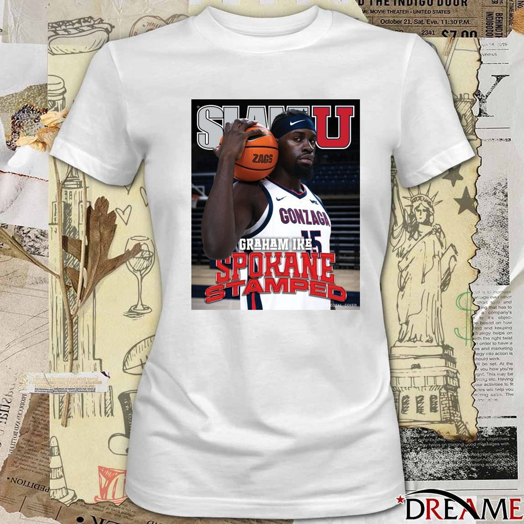 SLAM U Graham Ike Gonzaga Bulldogs Basketball Beware Of The Dogs Poster t-shirt