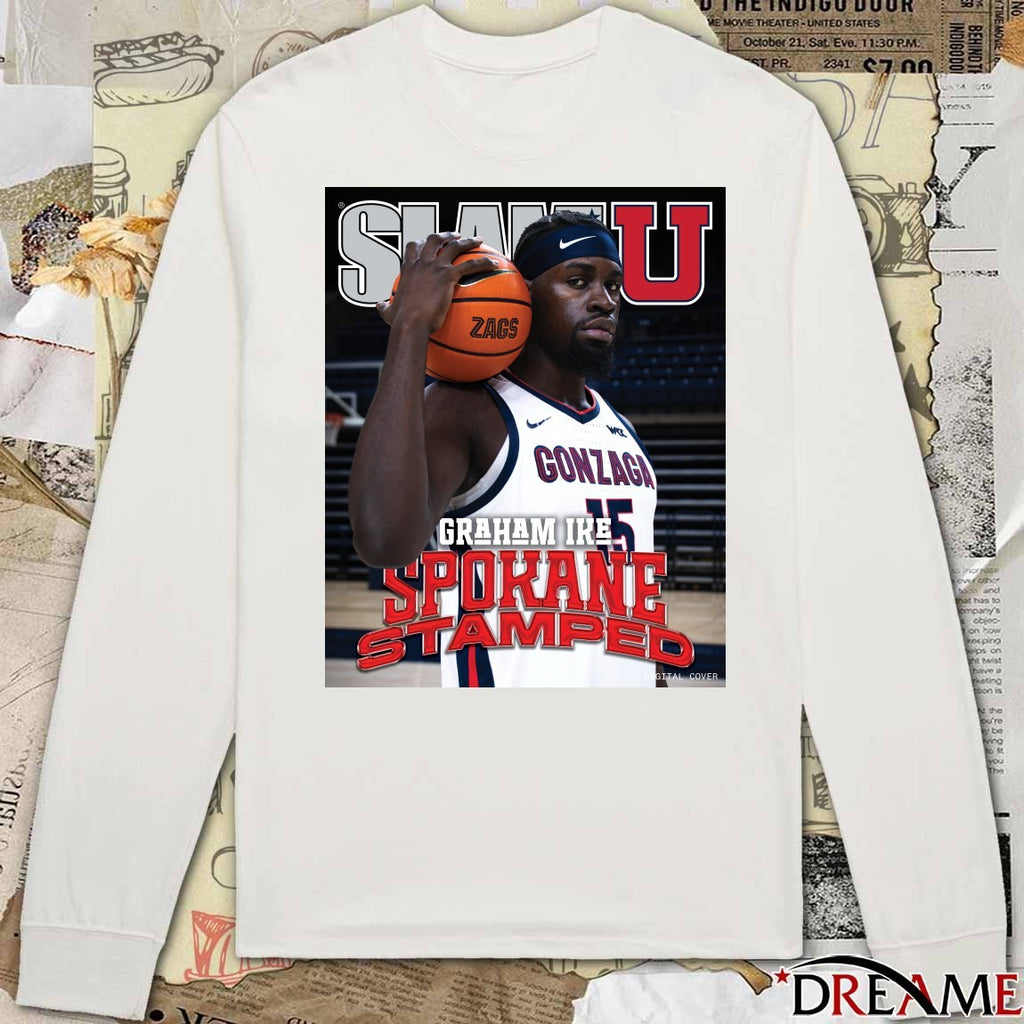 SLAM U Graham Ike Spokane Stamped Gonzaga Bulldogs Poster t-shirt