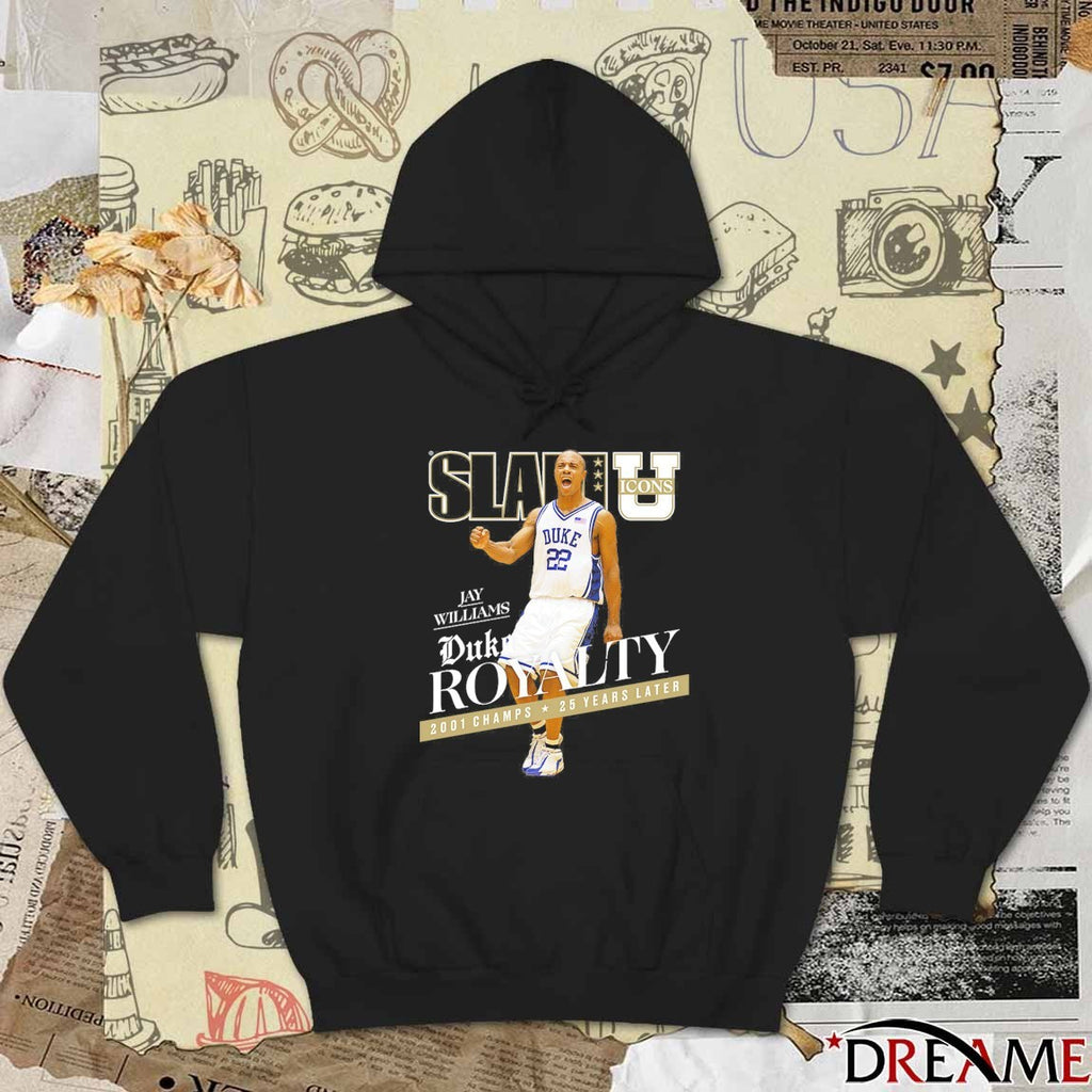 SLAM U Icon Jay Williams Duke Royalty 2001 Champs 25 Years Later t-shirt